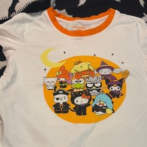 Hello Kitty Halloween Crew Tee with Orange Accents